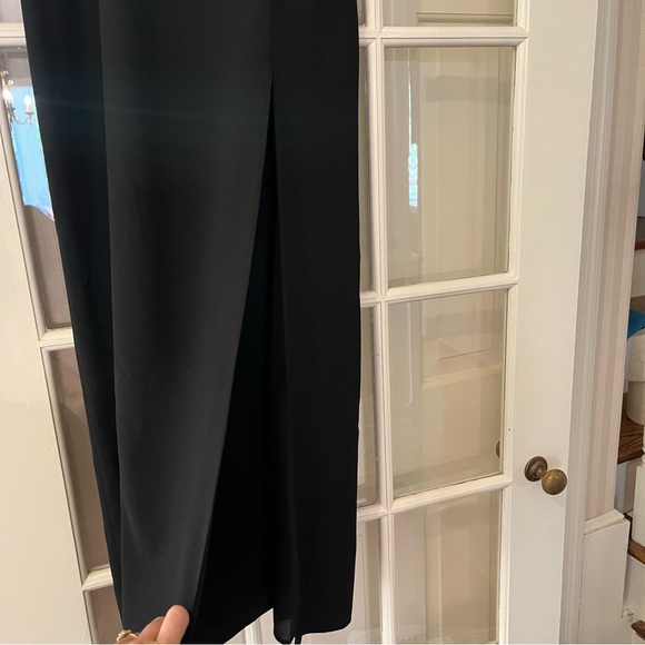 BCBG black Beverly peplum formal black tie maxi skirt - Picture 6 of 9
